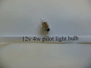 Pilot light bulb 12v 2w BA9